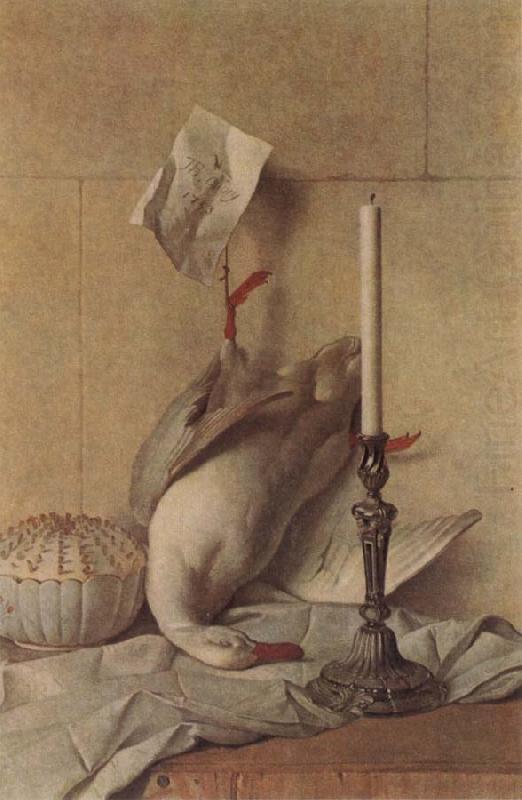 Still Life with White Duck, Jean Baptiste Oudry